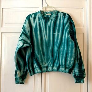Mad happy tie dye sweatshirt